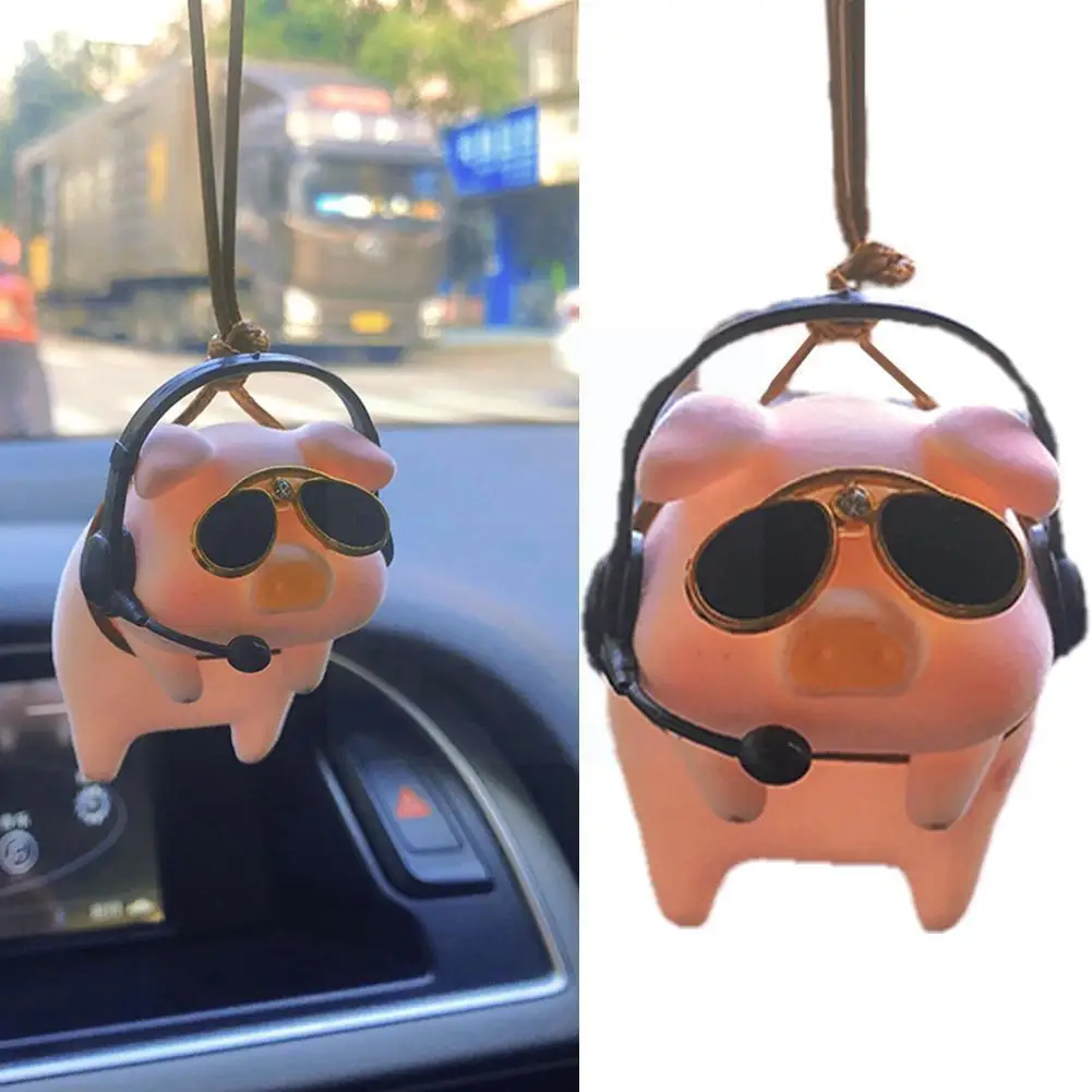 Car Interior Decoration Piggy With Glasses And Earphones Center Console Decoration Rearview Mirror Pendant For Car Accessor V2x2
Car Interior Decoration Piggy With Glasses And Earphones Center Console Decoration Rearview Mirror Pendant For Car Accessor V2x2