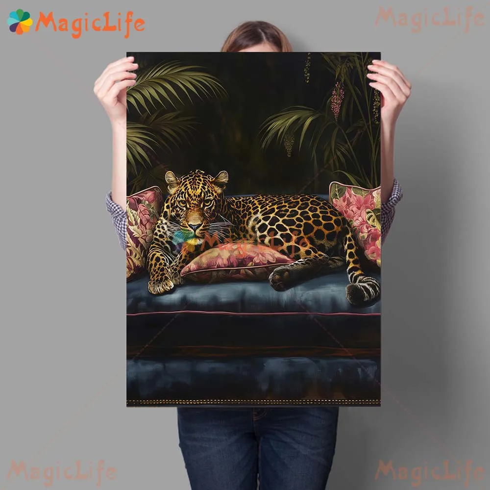 Картина на холсте "Винтажный портрет тигра"
Картина на холсте "Винтажный портрет тигра"