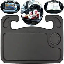 2In1 Car Table Steering Wheel Eat Work Cart Drink Food Coffee Goods Holder Tray Car Laptop Computer Desk Mount Stand Seat Table