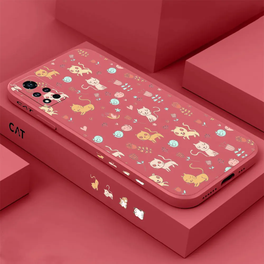 

A group of playing cats Phone Case For Honor PLAY 6T 5T 4 MAGIC 5 4 3 X40 X40I X30 X20 X10 V40 V30 V20 V10 PRO TLITE MAX Cover