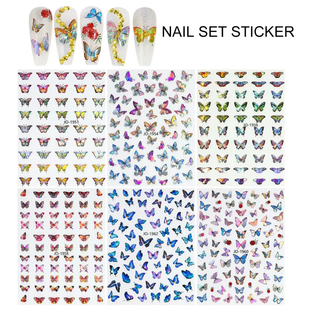 Nail Art Decoration Easy to Paste Butterfly Nail Art Sticker Decal Nail Salon Accessories
Nail Art Decoration Easy to Paste Butterfly Nail Art Sticker Decal Nail Salon Accessories