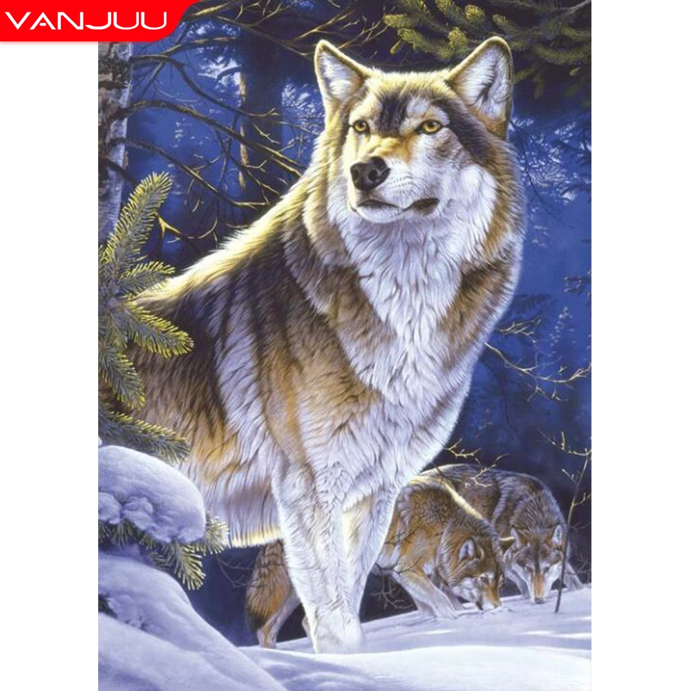 5D Diamond Painting Wolf Full Square Round Diamond Embroidery Animal Rhinestones Mosaic Picture DIY Handmade Hobby Home Decor
5D Diamond Painting Wolf Full Square Round Diamond Embroidery Animal Rhinestones Mosaic Picture DIY Handmade Hobby Home Decor