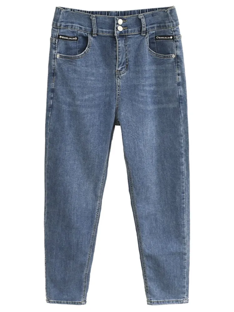 Plus Size Women Clothing Boyfriend Jeans Cotton Ankle-Length Harem Pants LOOSE Two Buttons HIGH Waist Bottoms
Plus Size Women Clothing Boyfriend Jeans Cotton Ankle-Length Harem Pants LOOSE Two Buttons HIGH Waist Bottoms