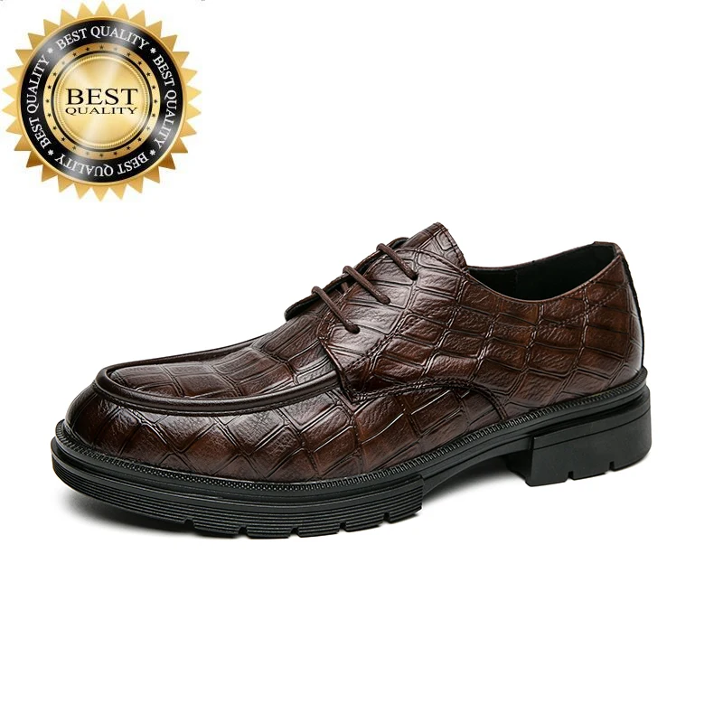 round European American high-quality anti-skid toe thick soles men's shoes casual leather lace-up Loafer Shoes dress
round European American high-quality anti-skid toe thick soles men's shoes casual leather lace-up Loafer Shoes dress