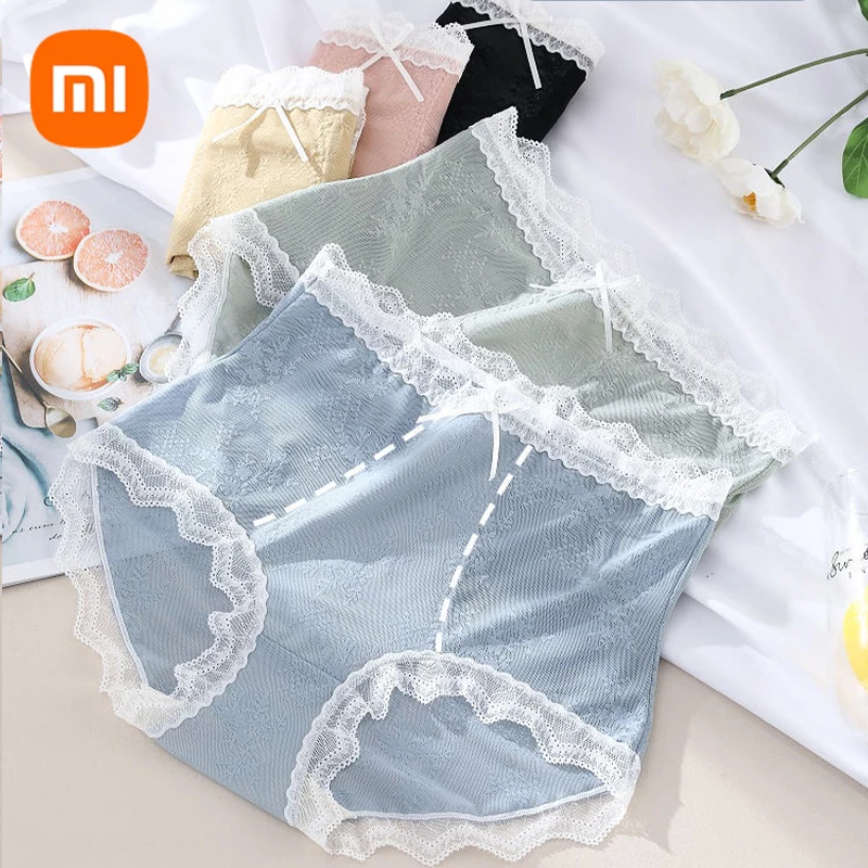 3pcs Xiaomi Sexy Lace Panties Women High Waist Butt Lift Lingerie Female Sexy Transparent Briefs Panty Women's Underpants Breech
3pcs Xiaomi Sexy Lace Panties Women High Waist Butt Lift Lingerie Female Sexy Transparent Briefs Panty Women's Underpants Breech