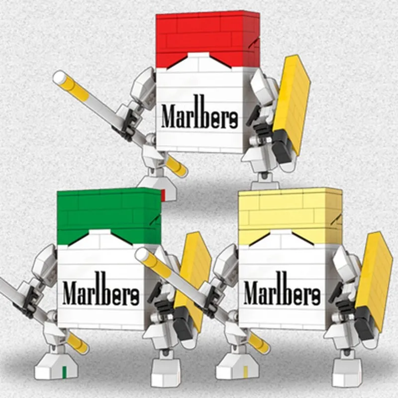 Creative Ideas Cigarette Mecha Robot Figures DIY Bricks MOC Set 175PCS Building Blocks Kits Toys for Children Kids Gifts Toy 
Creative Ideas Cigarette Mecha Robot Figures DIY Bricks MOC Set 175PCS Building Blocks Kits Toys for Children Kids Gifts Toy