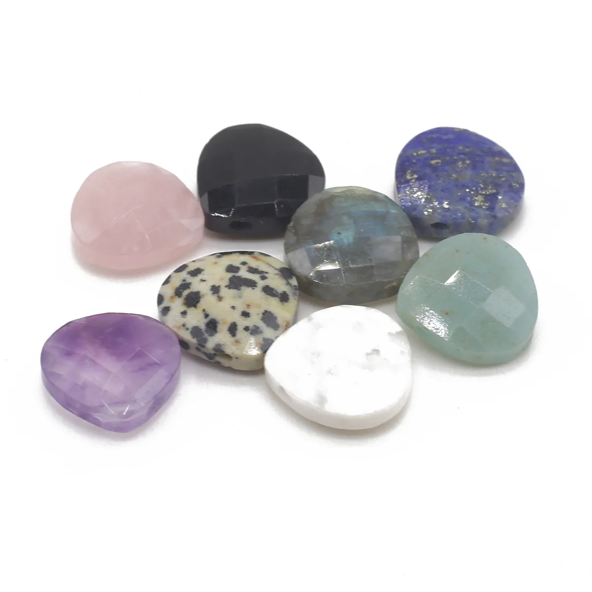 Natural Stone Faceted Pendant Cross Hole Heart Gemstone Exquisite Charms for Jewelry Making Diy Necklace Bracelet Earrings Gifts
Natural Stone Faceted Pendant Cross Hole Heart Gemstone Exquisite Charms for Jewelry Making Diy Necklace Bracelet Earrings Gifts