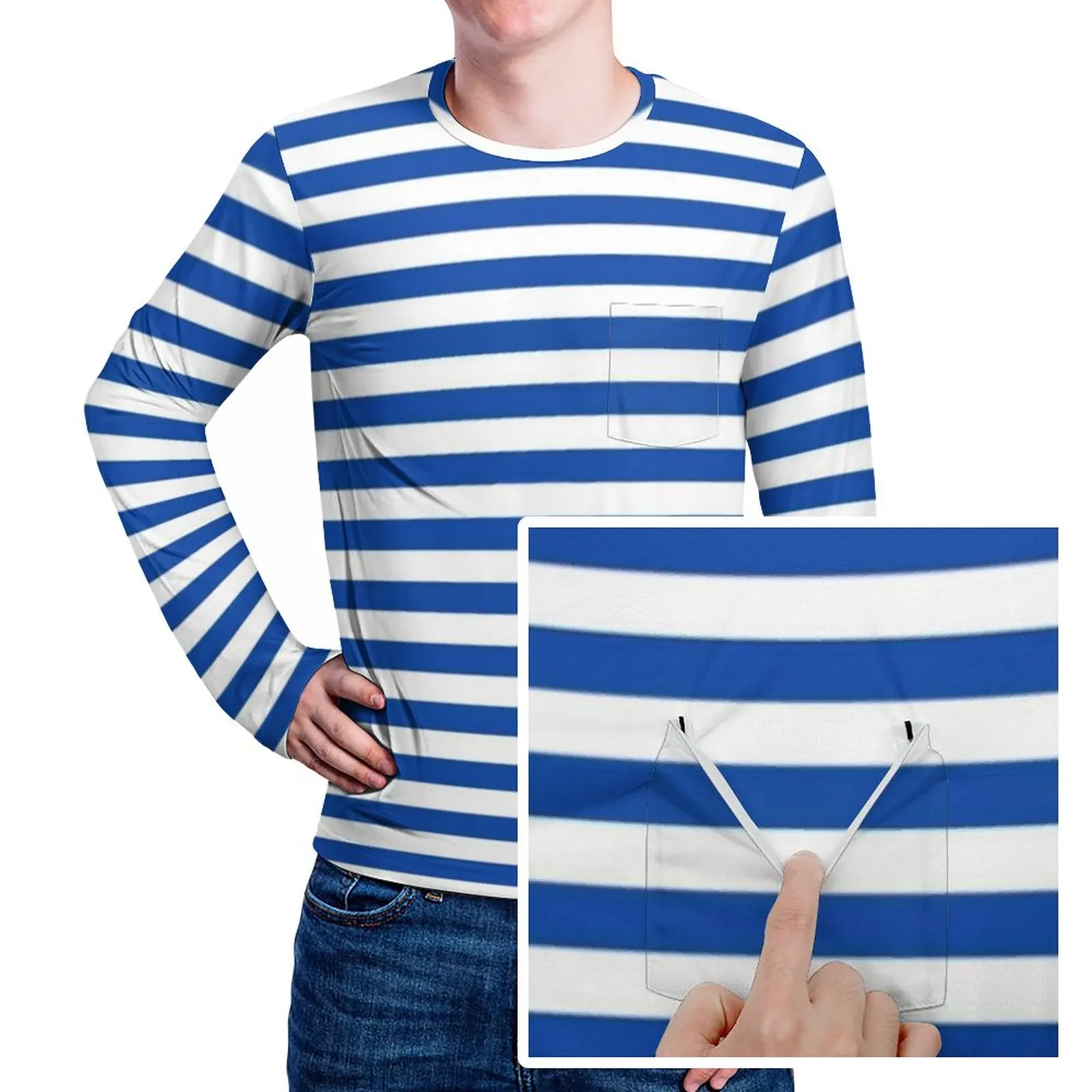 Футболка мужская с принтом в полоску, стильная тенниска в морском стиле, новая майка с вертикальными полосками, сине-белая, большие размеры, весна
Футболка мужская с принтом в полоску, стильная тенниска в морском стиле, новая майка с вертикальными полосками, сине-белая, большие размеры, весна