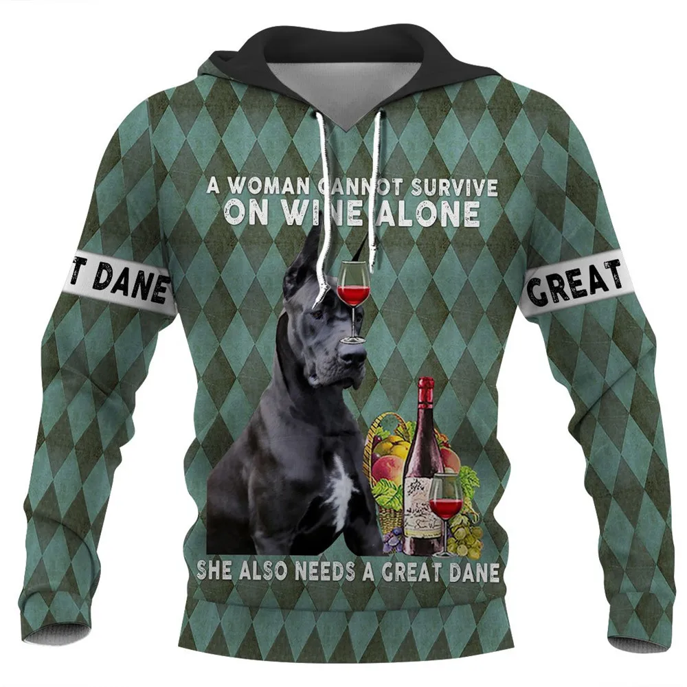 CLOOCL Great Dane Pocket Hoodie 3D Graphic Diamond Lattice Hoodies Fashion Man Pullover Tops Harajuku Streetwear Sportswear
CLOOCL Great Dane Pocket Hoodie 3D Graphic Diamond Lattice Hoodies Fashion Man Pullover Tops Harajuku Streetwear Sportswear