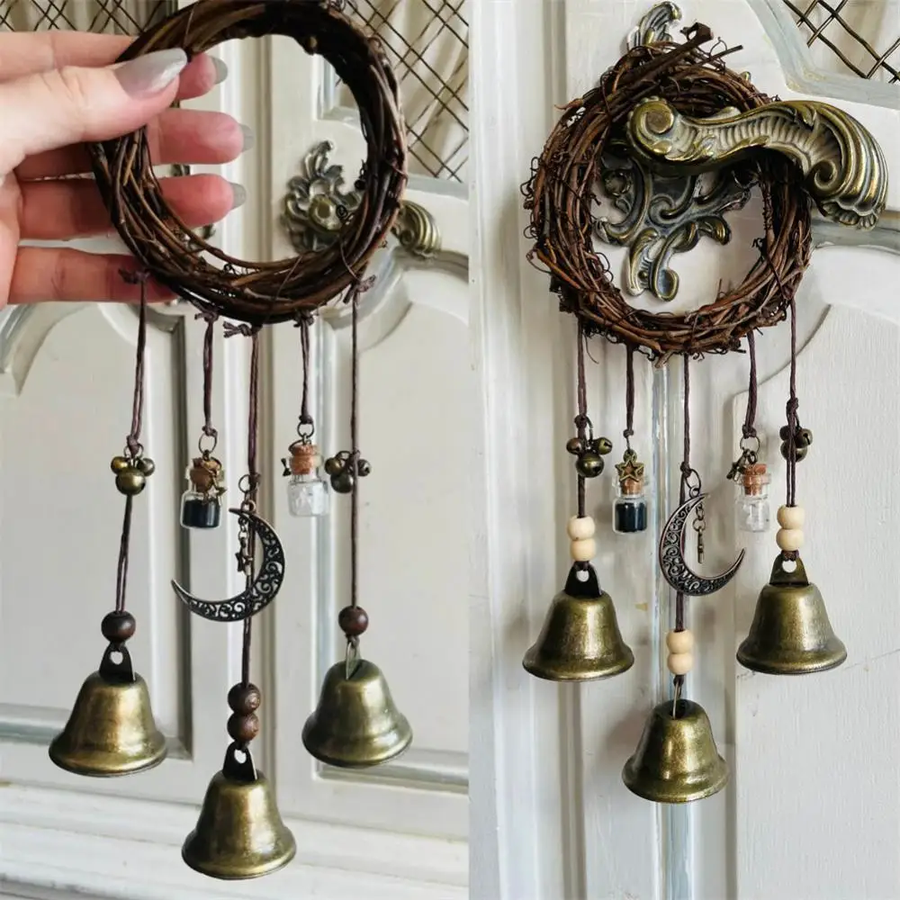Witch Bells Witchy Magical Amulet Wind Chimes Banish Evil Witchy Clear Negative Energy Door Hanging Pendant Home Decorations 
Witch Bells Witchy Magical Amulet Wind Chimes Banish Evil Witchy Clear Negative Energy Door Hanging Pendant Home Decorations