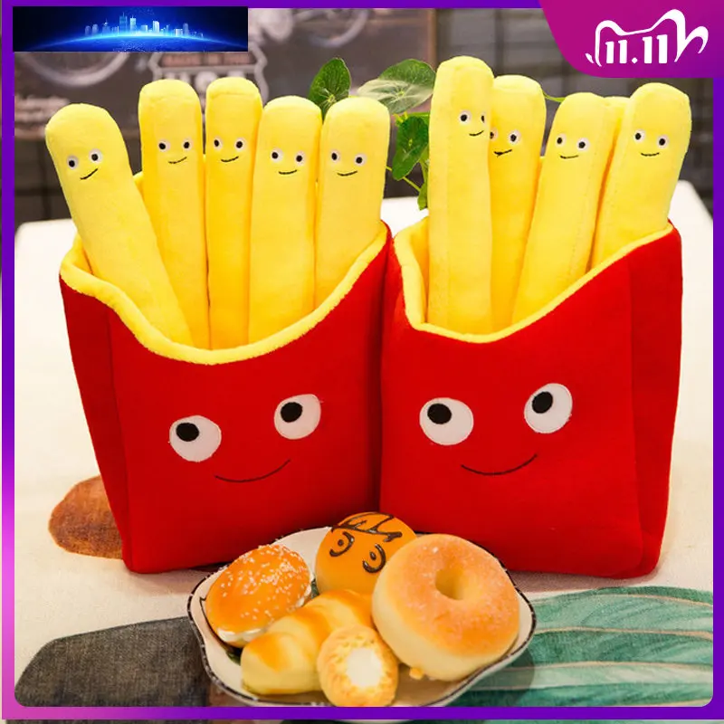 30-50cm Cartoon a Bag of French Fries Funny Stuffed Plush Chips Cute Food Hug Pillow Kids Interactive Soft Lovely Plush Doll
30-50cm Cartoon a Bag of French Fries Funny Stuffed Plush Chips Cute Food Hug Pillow Kids Interactive Soft Lovely Plush Doll