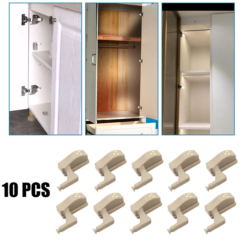 10X LED Hinge Lamp Lights Under Cabinet Lights Universal Wardrobe Cupboard Sensor Lights For Bedroom Kitchen Closet Night Lamp
10X LED Hinge Lamp Lights Under Cabinet Lights Universal Wardrobe Cupboard Sensor Lights For Bedroom Kitchen Closet Night Lamp