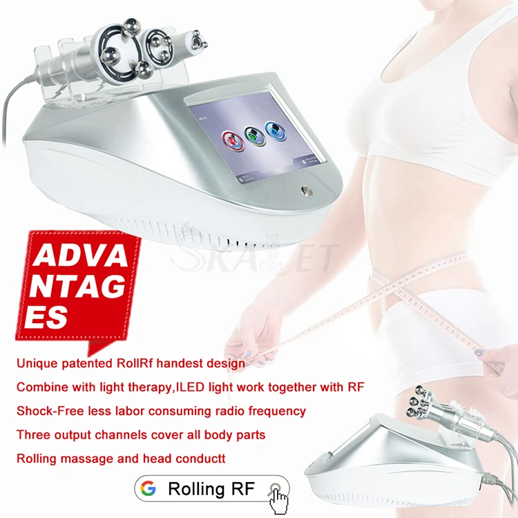Roller Face Lift Body Contouring Radio Frequency 360 Degree Rotation RF with Led Light
Roller Face Lift Body Contouring Radio Frequency 360 Degree Rotation RF with Led Light
