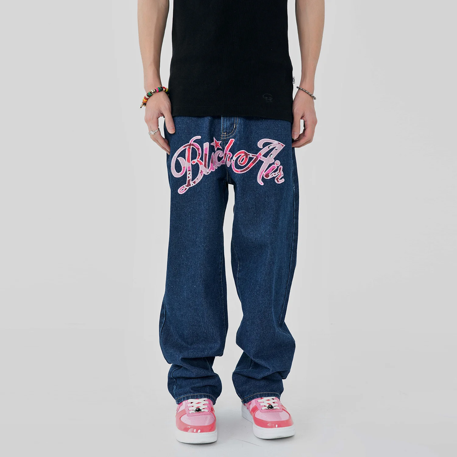 Hip Hop Embroidery Baggy Men Streetwear Retro Loose Denim Pants Oversized Casual Straight Jeans Male
Hip Hop Embroidery Baggy Men Streetwear Retro Loose Denim Pants Oversized Casual Straight Jeans Male