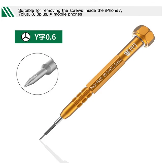 Прецизионная отвертка P2 0,8 Pentalobe Y 0,6 три крыла 1,5 Phillips 2,5 Крестовая головка для ремонта iPhone Samsung Xiaomi Huawei
Прецизионная отвертка P2 0,8 Pentalobe Y 0,6 три крыла 1,5 Phillips 2,5 Крестовая головка для ремонта iPhone Samsung Xiaomi Huawei