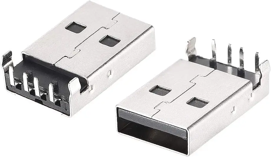 30 PCS USB 2.0 Type A Male Socket Connector Jack Port, 4-Pin DIP 90 Degree Right Angle, Repair Replacement Adapter
30 PCS USB 2.0 Type A Male Socket Connector Jack Port, 4-Pin DIP 90 Degree Right Angle, Repair Replacement Adapter