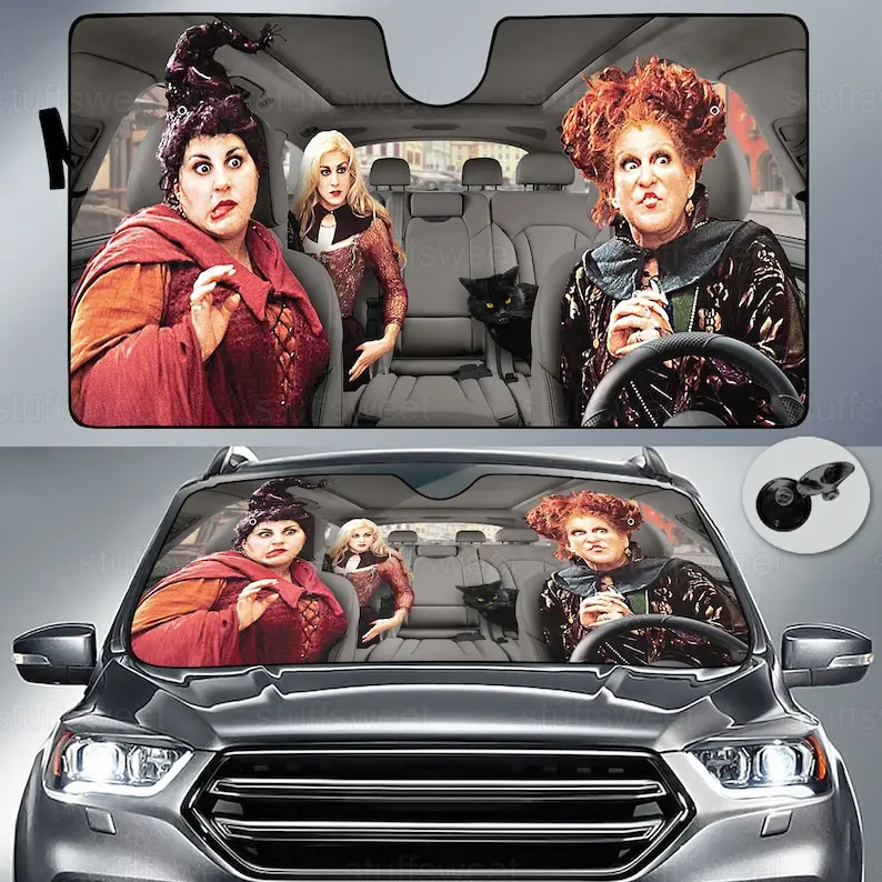 Hocus Pocus Car Sunshade, Hocus Pocus Car Decor, Hocus Pocus Car Windshield, Hocus Pocus Lover, Car Windshield Cover, Sun Shade
Hocus Pocus Car Sunshade, Hocus Pocus Car Decor, Hocus Pocus Car Windshield, Hocus Pocus Lover, Car Windshield Cover, Sun Shade