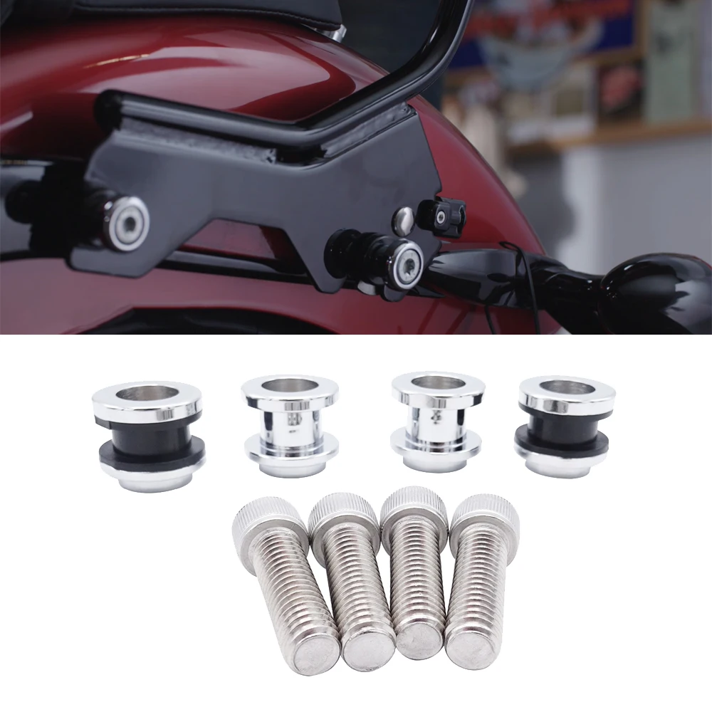 Chrome Sissy Bar Rack Docking Hardware Kit For Harley 2018-UP Softail Heritage Street Fat Bob FLDE FLHC FLSL FXBB FXFB FLSB FXLR
Chrome Sissy Bar Rack Docking Hardware Kit For Harley 2018-UP Softail Heritage Street Fat Bob FLDE FLHC FLSL FXBB FXFB FLSB FXLR