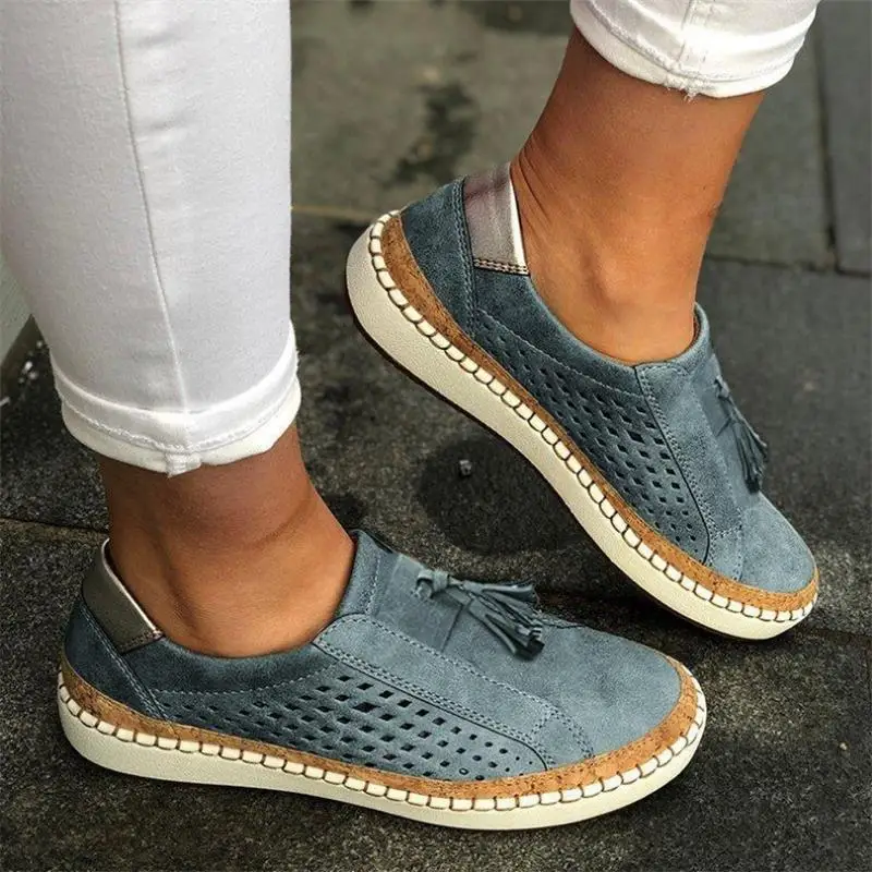 New Women's Shoes Hollow Out woman shoes Striped Vulcanize Breathable Elastic Retro Casual Flats Suitable Wide Leg Woman Sneaker
New Women's Shoes Hollow Out woman shoes Striped Vulcanize Breathable Elastic Retro Casual Flats Suitable Wide Leg Woman Sneaker
