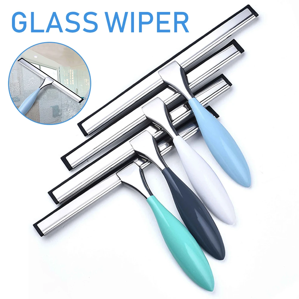 Stainless Steel Glass Wiper Mirror/Window Shower Squeegee for Bathroom Kitchen Cleaning Tools
Stainless Steel Glass Wiper Mirror/Window Shower Squeegee for Bathroom Kitchen Cleaning Tools
