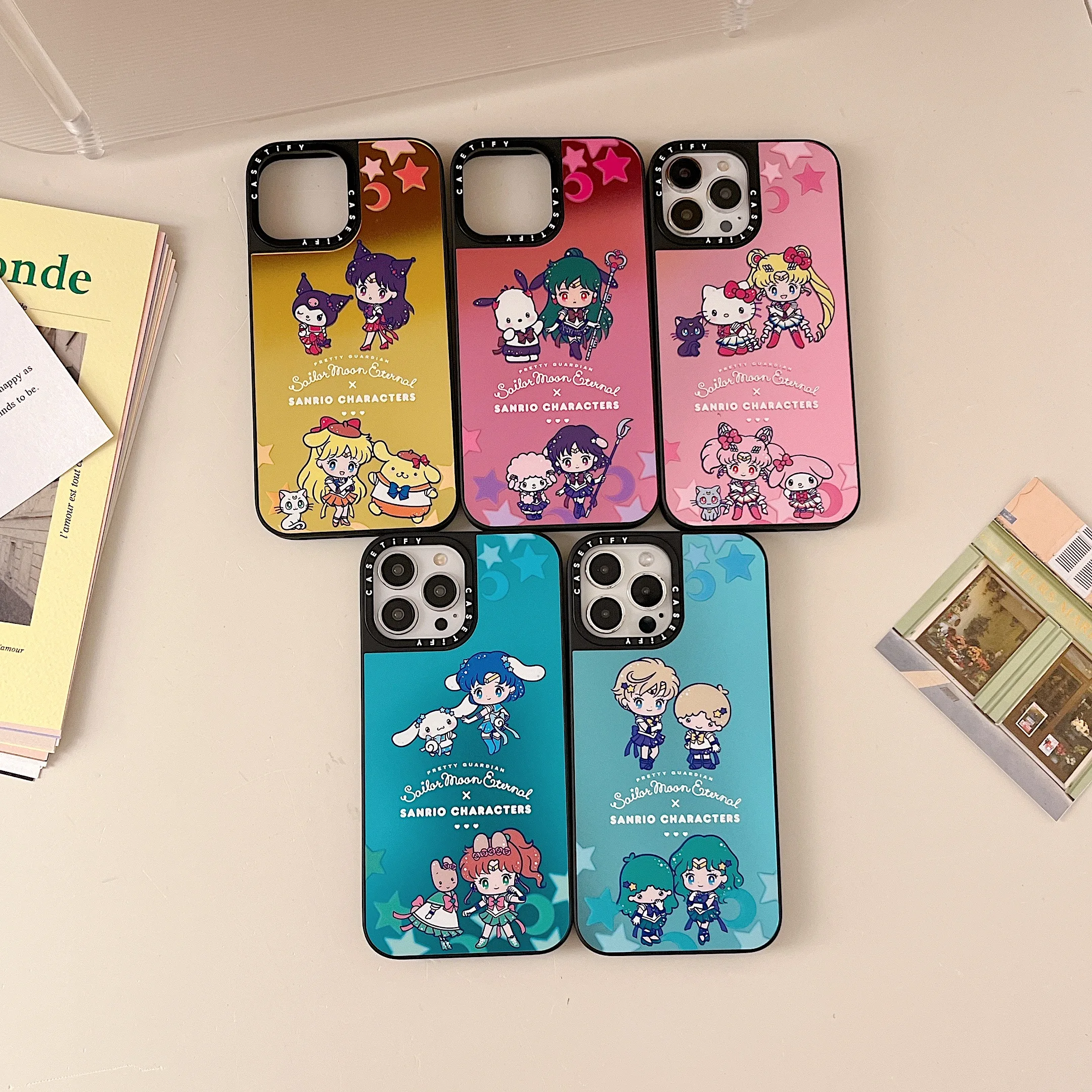 CASETIFY Cinnamorolls Hello Kitties Mirror Phone Case for Iphone 11 12 13 14 Pro Max Plus SE 2020 Y2k Girl Cartoon Anti-drop
CASETIFY Cinnamorolls Hello Kitties Mirror Phone Case for Iphone 11 12 13 14 Pro Max Plus SE 2020 Y2k Girl Cartoon Anti-drop