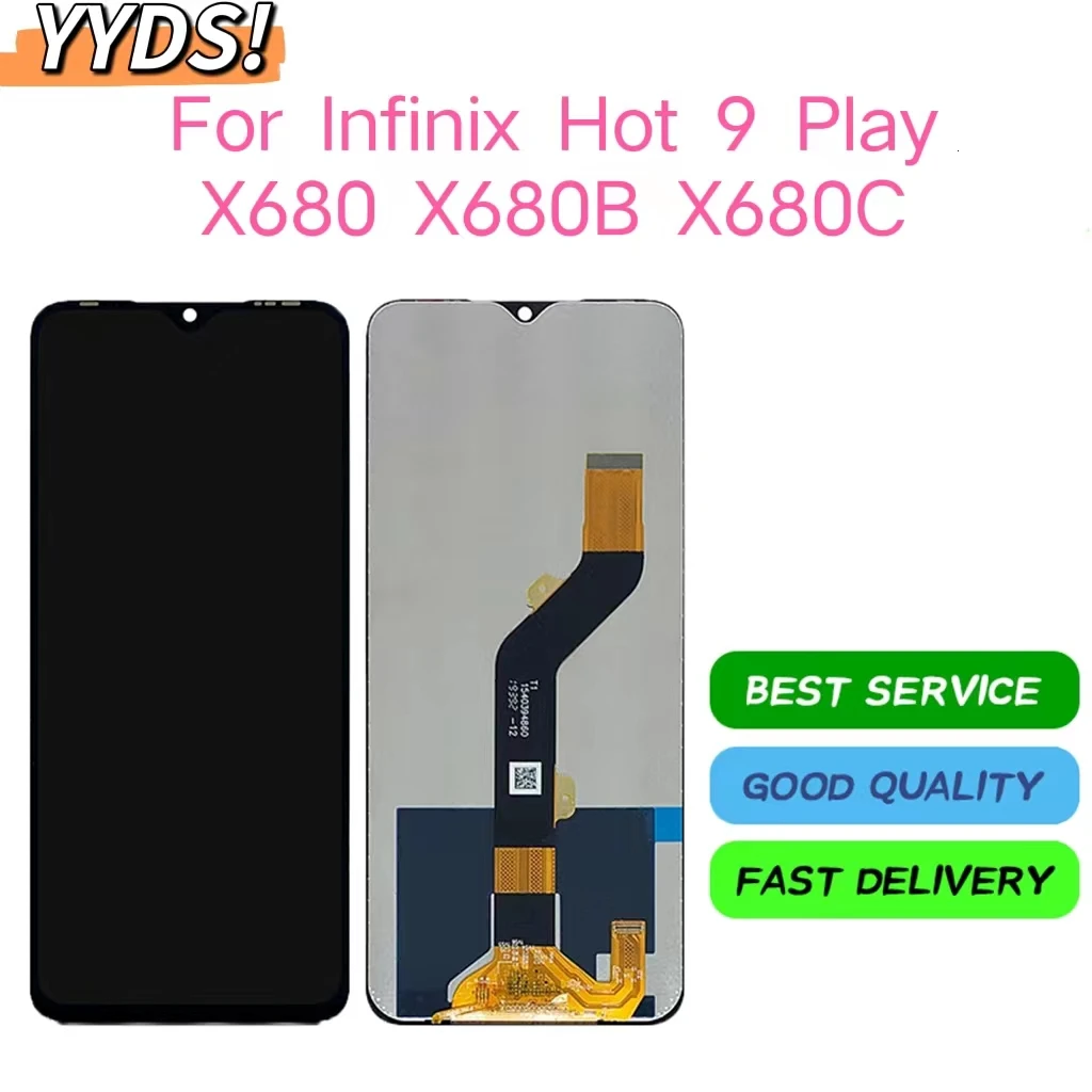 6.82" Original LCD For infinix Hot 9 Play X680 X680B LCD Display Screen Touch Digitizer Assembly For Infinix X680 LCD Display
6.82" Original LCD For infinix Hot 9 Play X680 X680B LCD Display Screen Touch Digitizer Assembly For Infinix X680 LCD Display