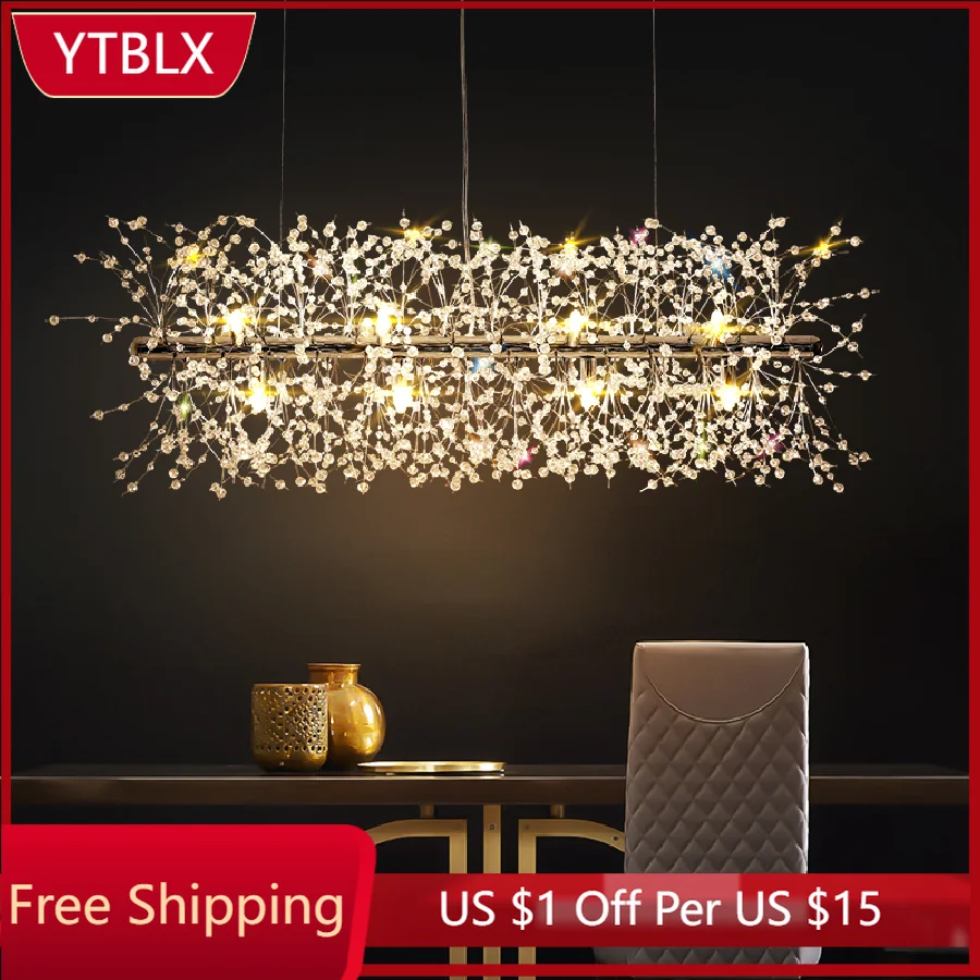 LED Crystal Loft Chandelier G9 Living Room Kitchen Decor Chandeliers Light Fixture For Restaurant Indoor lighting Hanging Lamps
LED Crystal Loft Chandelier G9 Living Room Kitchen Decor Chandeliers Light Fixture For Restaurant Indoor lighting Hanging Lamps