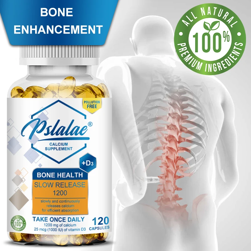 Calcium Citrate & Calcium Carbonate Blend 1200 Mg with 1000 IU Vitamin D3, Adult Bone Health Supplement
Calcium Citrate & Calcium Carbonate Blend 1200 Mg with 1000 IU Vitamin D3, Adult Bone Health Supplement