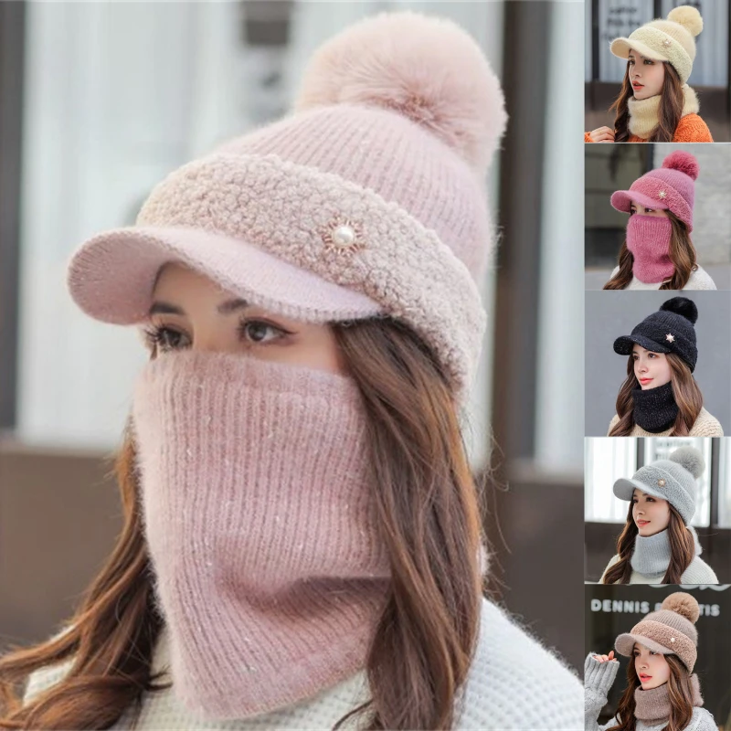 Women's Winter Hat Ski Big Fur Poms Ball Knitted Hats Scarf Hat Set Winter Women Beanie Hat Warm Skullies Female Cap Thick Hats
Women's Winter Hat Ski Big Fur Poms Ball Knitted Hats Scarf Hat Set Winter Women Beanie Hat Warm Skullies Female Cap Thick Hats