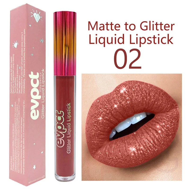 HEALLOR Sexy Shimmer Diamond Glitter Lip Gloss Liquid Lipstick Long Lasting Waterproof Pearl Velvet Lip Beauty Makeup Cosmetic
HEALLOR Sexy Shimmer Diamond Glitter Lip Gloss Liquid Lipstick Long Lasting Waterproof Pearl Velvet Lip Beauty Makeup Cosmetic
