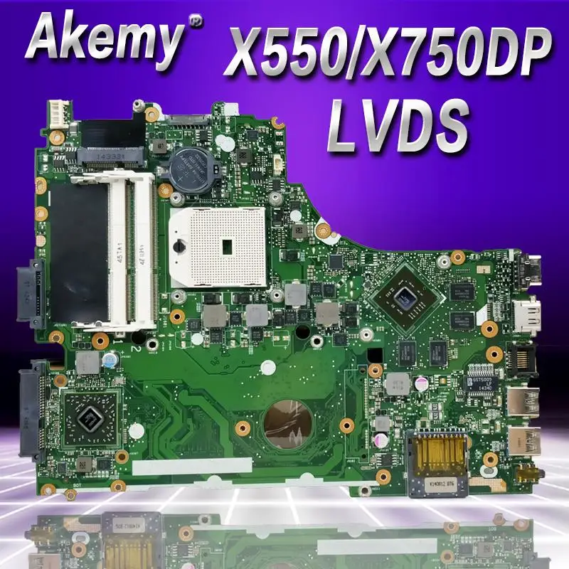Материнская плата Akemy X550DP LVDS для ноутбука Asus X750DP K550D X550D X550DP, материнская плата X750DP Rev2.0 на 100% протестирована
Материнская плата Akemy X550DP LVDS для ноутбука Asus X750DP K550D X550D X550DP, материнская плата X750DP Rev2.0 на 100% протестирована