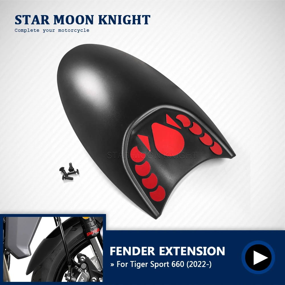 Motorcycle Accessories Front Fender Mudguard Extender Extension For Tiger Sport 660 2022 2023 -
Motorcycle Accessories Front Fender Mudguard Extender Extension For Tiger Sport 660 2022 2023 -