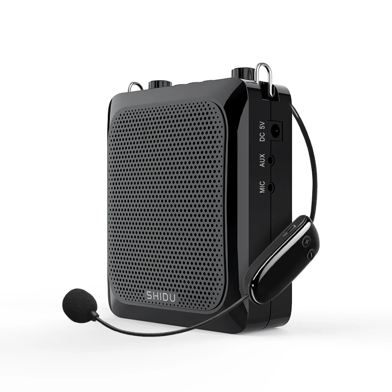 SHIDU Rechargeable 25W Powerful Voice Amplifier Personal Portable UHF Wireless Headset Microphone Voice Amplifier
SHIDU Rechargeable 25W Powerful Voice Amplifier Personal Portable UHF Wireless Headset Microphone Voice Amplifier