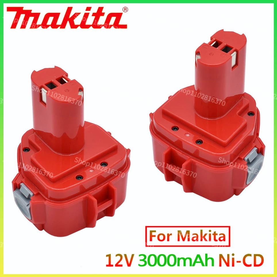 12V Makita PA12 3000mAh Ni-CD Rechargeable Batteries Replacement Battery 12V Power Tools Bateria 1220 1222 1235 1233S 6271D
12V Makita PA12 3000mAh Ni-CD Rechargeable Batteries Replacement Battery 12V Power Tools Bateria 1220 1222 1235 1233S 6271D