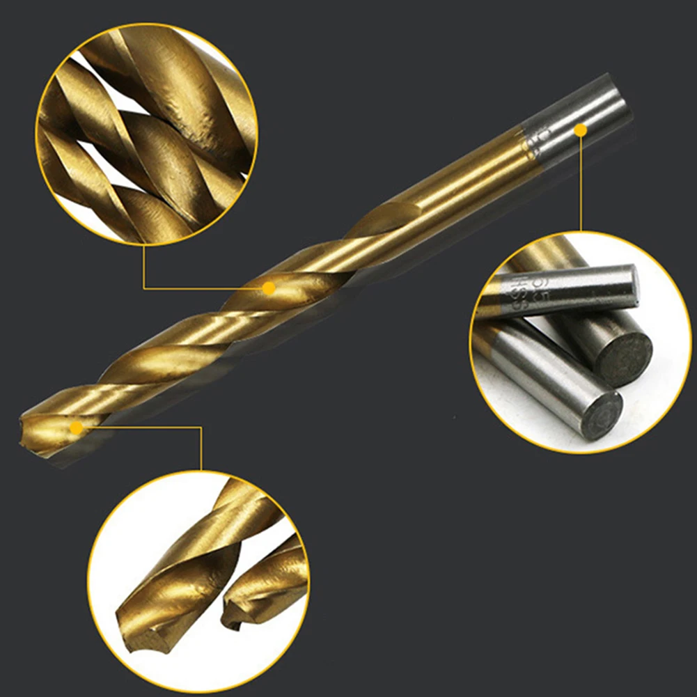 13Pcs Drill Bit Set HSS Hand Drills Metal Plastic Replacement Spare Parts Titanium Coated 2mm-12mm Accessories
13Pcs Drill Bit Set HSS Hand Drills Metal Plastic Replacement Spare Parts Titanium Coated 2mm-12mm Accessories