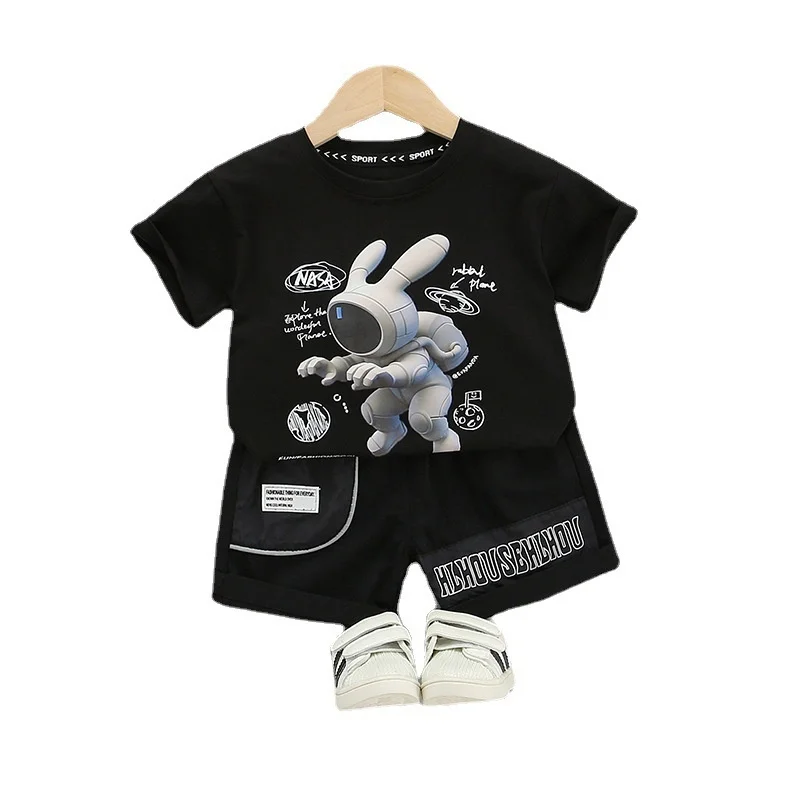 New Summer Baby Girls Clothes Suit Children Boys Fashion T-Shirt Shorts 2Pcs/Sets Toddler Casual Cotton Clothing Kids Sportswear 
New Summer Baby Girls Clothes Suit Children Boys Fashion T-Shirt Shorts 2Pcs/Sets Toddler Casual Cotton Clothing Kids Sportswear