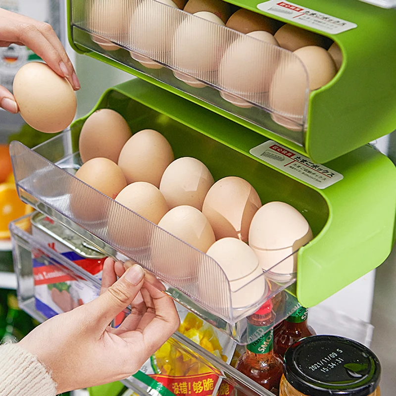 Refrigerator Egg Storage Box Organizing Food Containers Wall-mounted Door Fresh-keeping Case Holder Tray Kitchen Accessories
Refrigerator Egg Storage Box Organizing Food Containers Wall-mounted Door Fresh-keeping Case Holder Tray Kitchen Accessories
