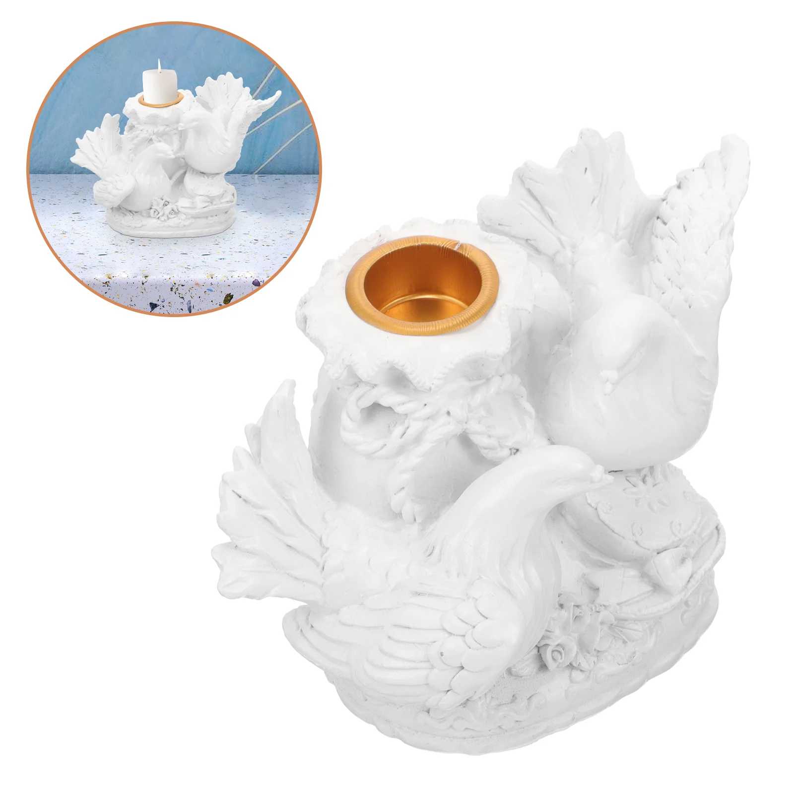 Romantic Holder Desktop Resin Holder Scene Layout Holder Candlestick
Romantic Holder Desktop Resin Holder Scene Layout Holder Candlestick