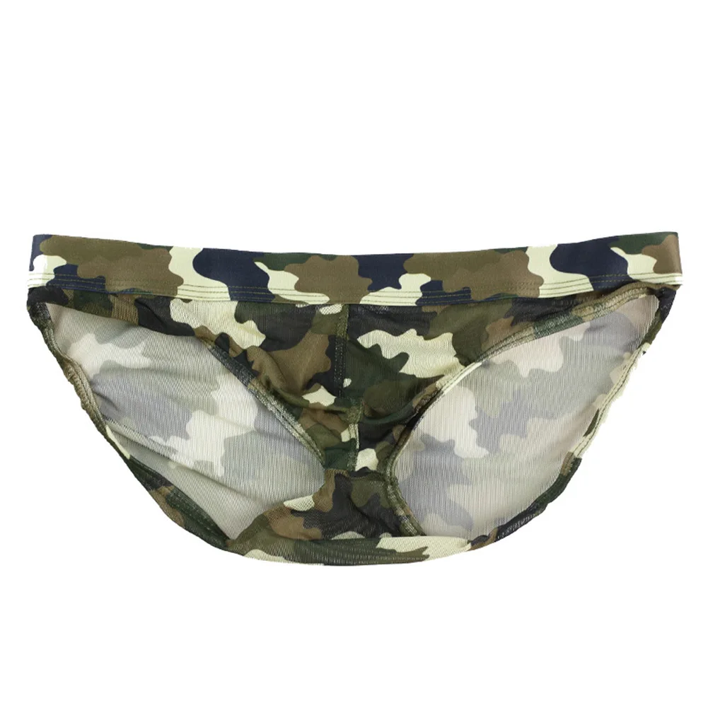 Mens Camouflage Briefs Sexy Fierce Underpants Low Rise Waist Pouch Enhancing Sheer Underwear Calzoncillos Hombre Men Underwear
Mens Camouflage Briefs Sexy Fierce Underpants Low Rise Waist Pouch Enhancing Sheer Underwear Calzoncillos Hombre Men Underwear