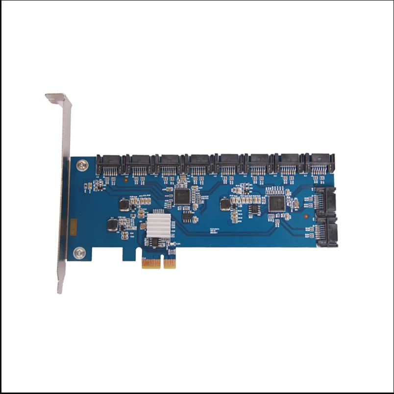 PCIE to SATA3.0 expansion 10 port SSD hard drive adapter card computer hard drive expansion
PCIE to SATA3.0 expansion 10 port SSD hard drive adapter card computer hard drive expansion