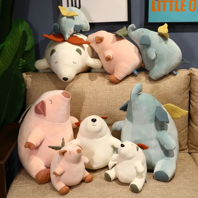 Funny Winged Elephant Bear Pig Plush Toy Figure Animal Stuffed Chubby Soft Home Cushion Doll for Boys and Girls Birthday Gifts
Funny Winged Elephant Bear Pig Plush Toy Figure Animal Stuffed Chubby Soft Home Cushion Doll for Boys and Girls Birthday Gifts