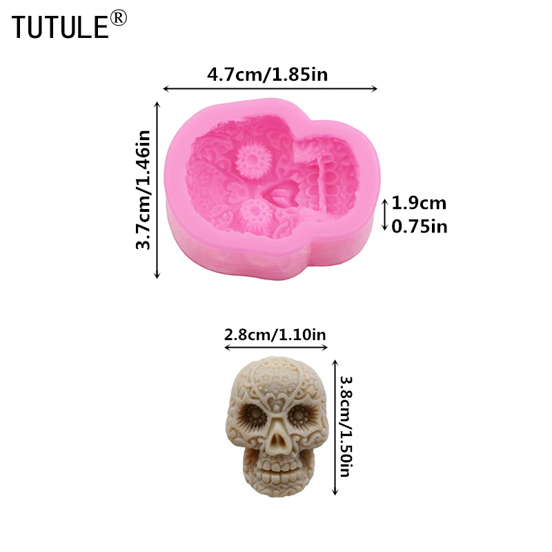 Силиконовая форма череп TUTULE
Силиконовая форма череп TUTULE