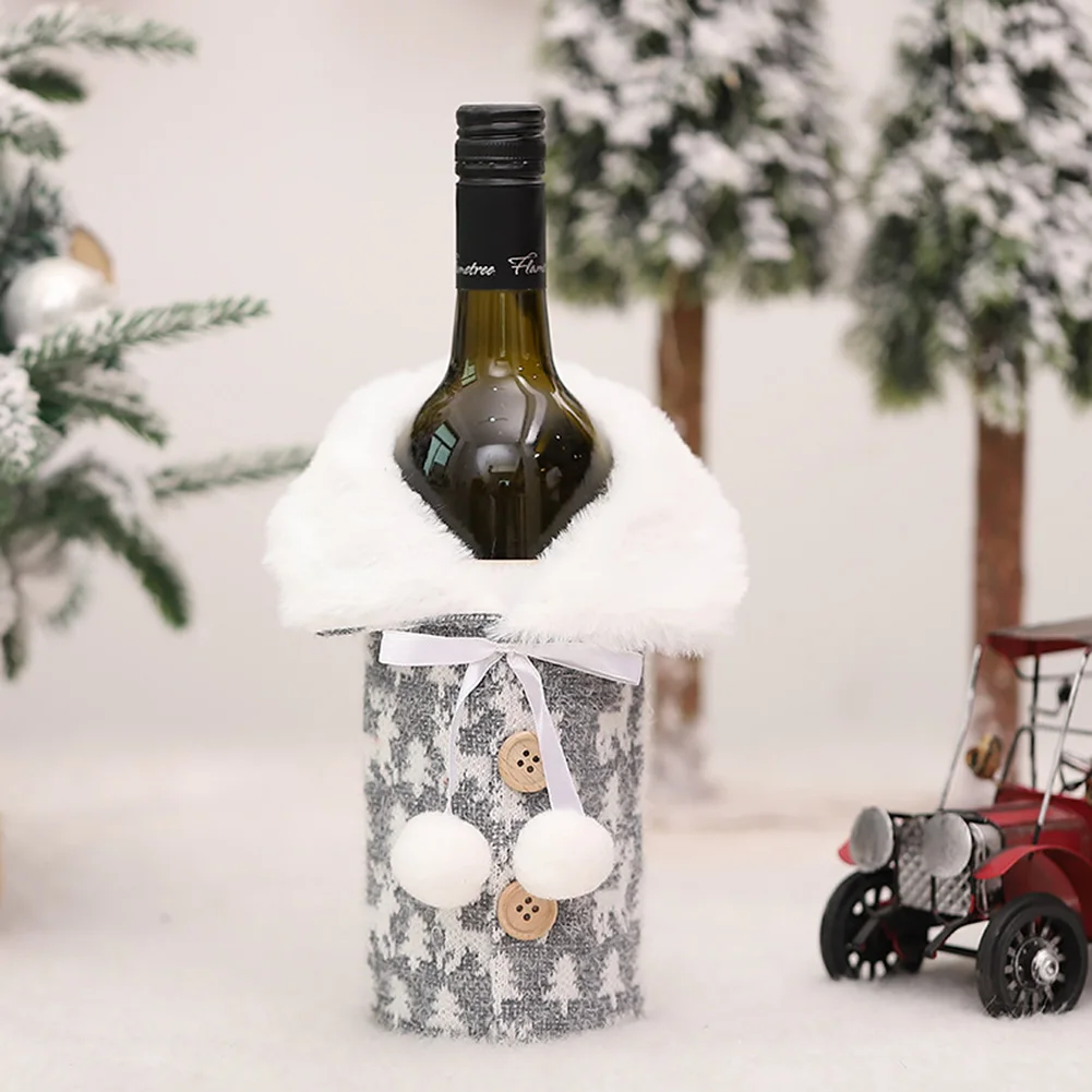 Brand New Wine Bottle Cover Christmas Cloth Fabric Decoration Home Decor Knitted Sweater Cover Wine Bottle Bag
Brand New Wine Bottle Cover Christmas Cloth Fabric Decoration Home Decor Knitted Sweater Cover Wine Bottle Bag