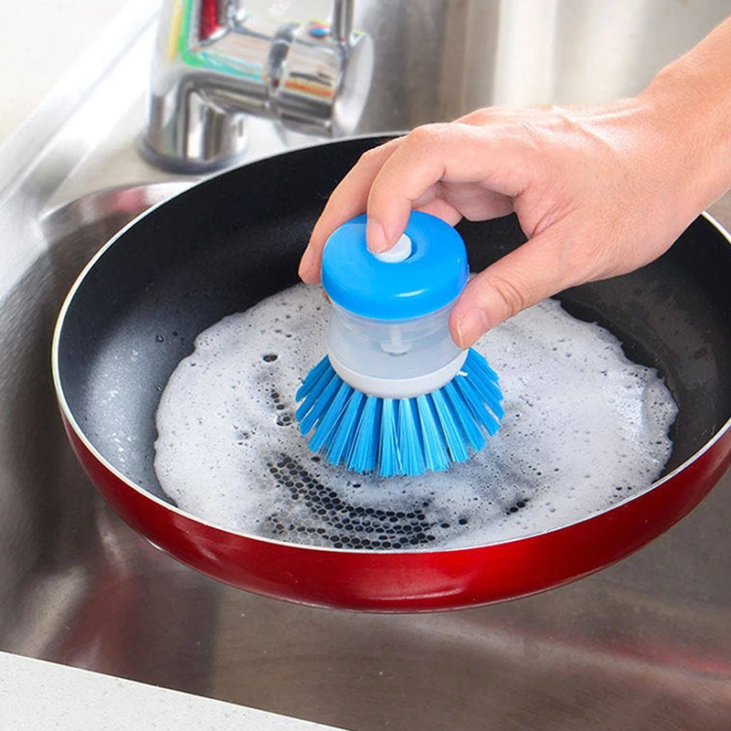 

Кухонная кастрюля для мытья посуда щетка для мытья посуды автоматический дозатор жидкого мыла бытовые чистящие аксессуары