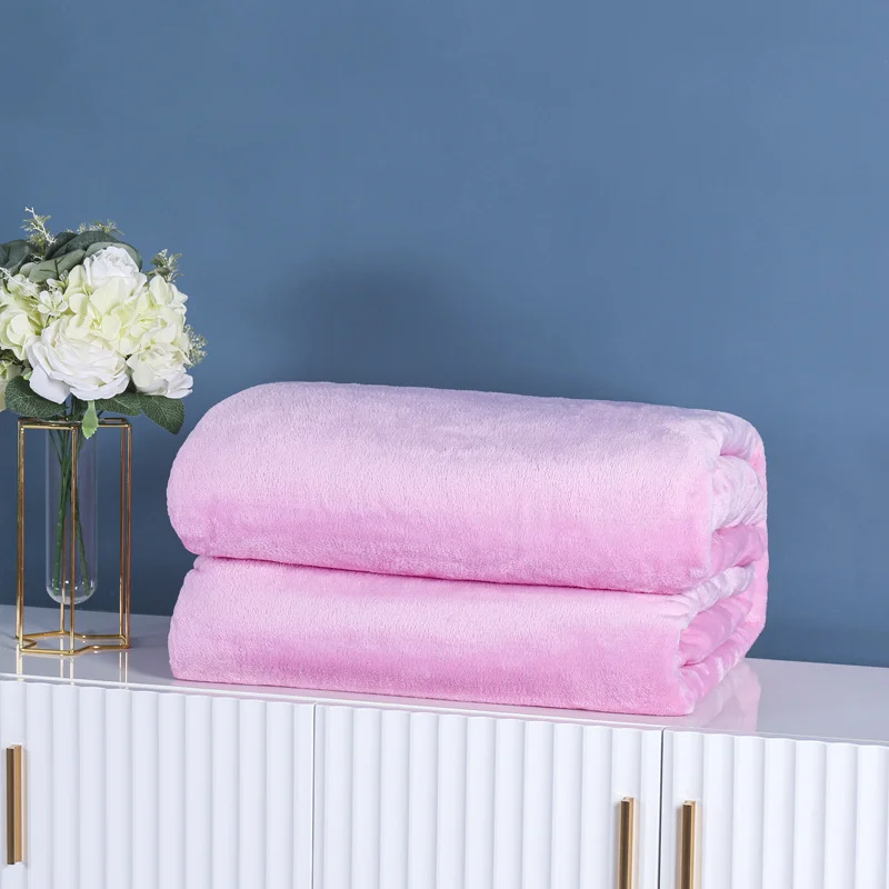 Blankets Solid Color Flannel Warm Plush Comfortable Lightweight Knee Shawl Blanket Coral Fleece Super Soft Quilts Office Nap
Blankets Solid Color Flannel Warm Plush Comfortable Lightweight Knee Shawl Blanket Coral Fleece Super Soft Quilts Office Nap