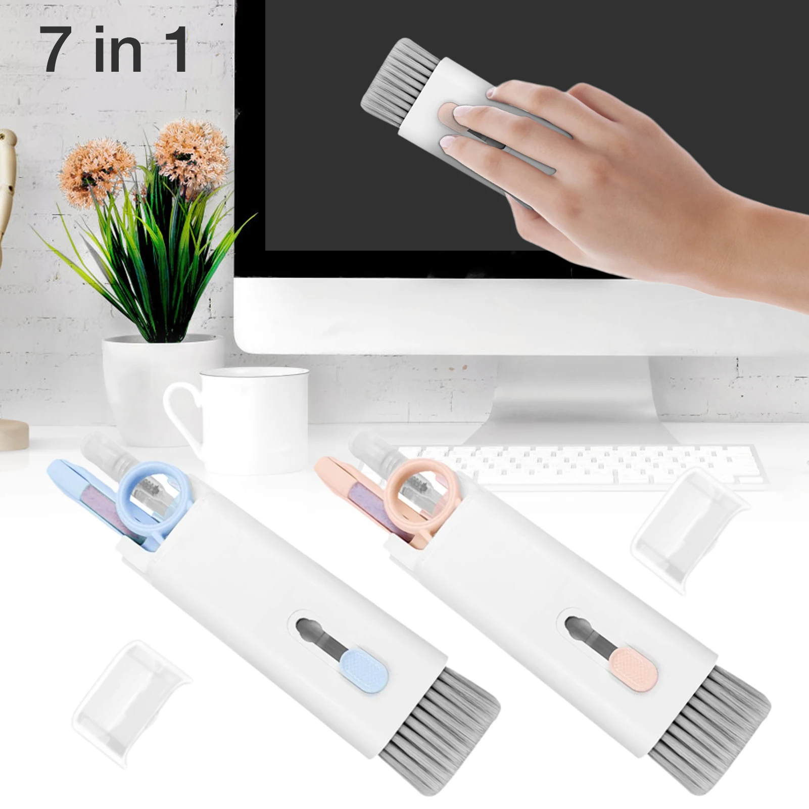 Keyboard Cleaning Kit Computer Keyboard Cleaner With Key Cap Remover Tool Multi-Function Earbud Cleaning Pen For Mobile Phone
Keyboard Cleaning Kit Computer Keyboard Cleaner With Key Cap Remover Tool Multi-Function Earbud Cleaning Pen For Mobile Phone