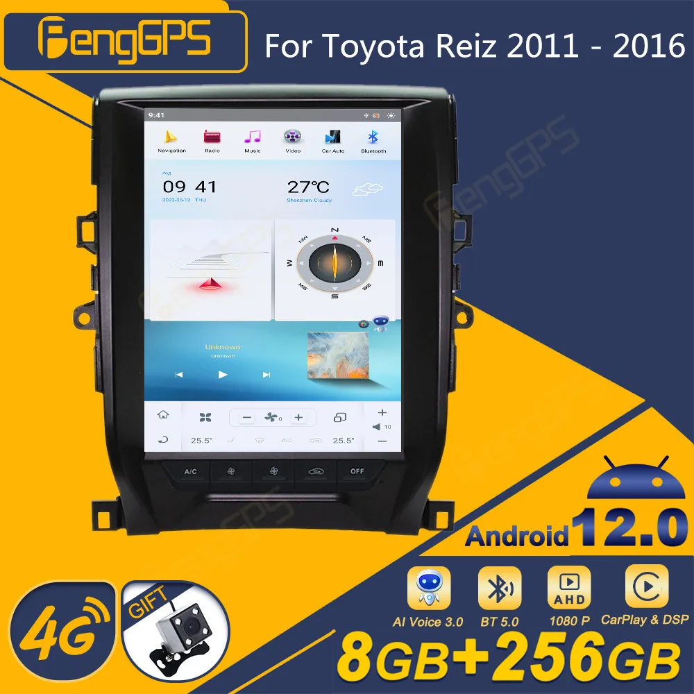 Qualcomm 8 Core For Toyota Reiz 2011 - 2016 Android Car Radio Tesla Screen 2Din Stereo Receiver Autoradio Multimedia Player GPS
Qualcomm 8 Core For Toyota Reiz 2011 - 2016 Android Car Radio Tesla Screen 2Din Stereo Receiver Autoradio Multimedia Player GPS