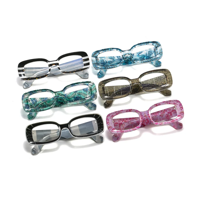 Colorful Thick Edge Small Box Hipster Sunglasses 3D Painted Pattern Men Women Vintage Square Frame Sunglasses
Colorful Thick Edge Small Box Hipster Sunglasses 3D Painted Pattern Men Women Vintage Square Frame Sunglasses
