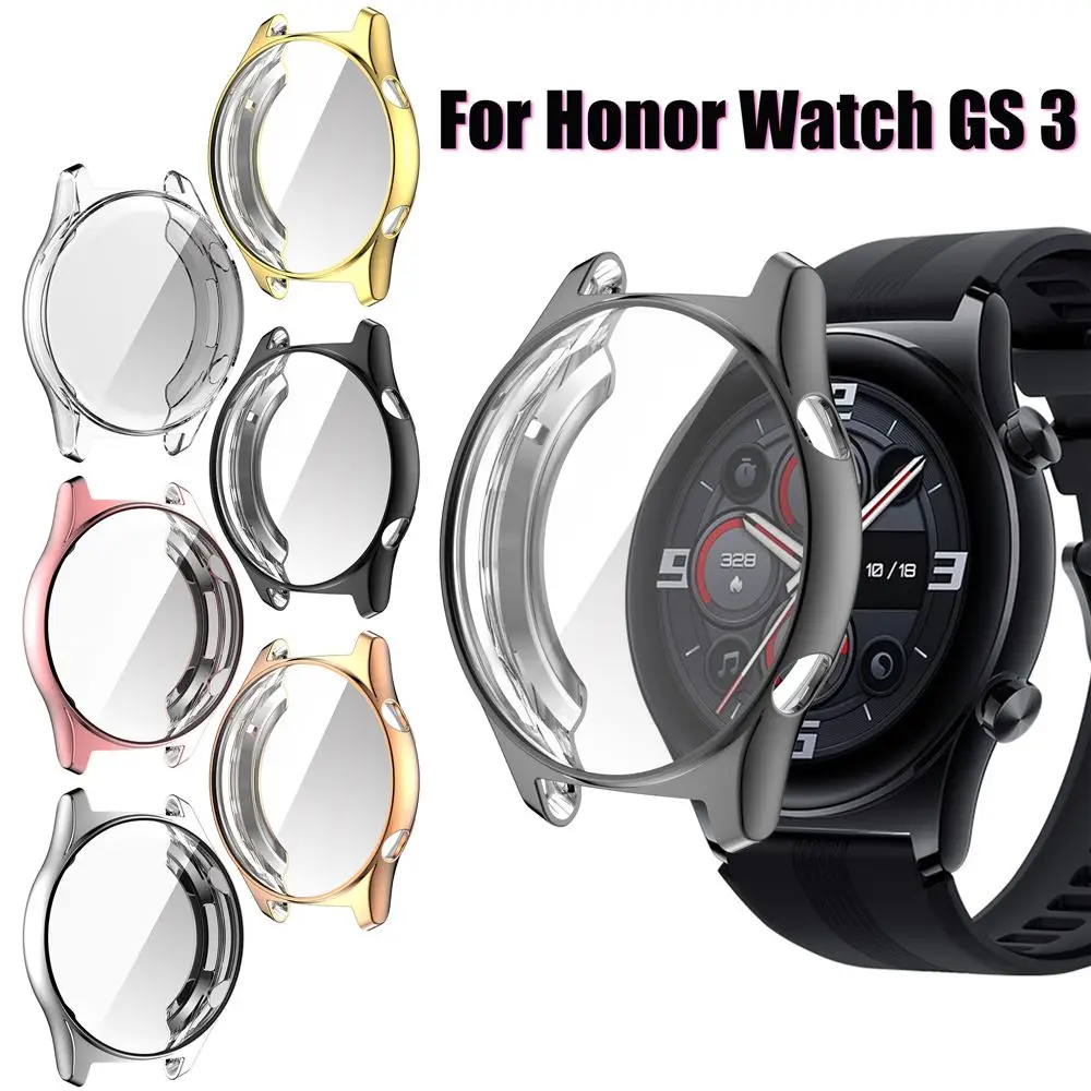 New Shell Bumper Smart Watch Screen Protector Plating TPU Protective Case Cover For Honor Watch GS 3
New Shell Bumper Smart Watch Screen Protector Plating TPU Protective Case Cover For Honor Watch GS 3