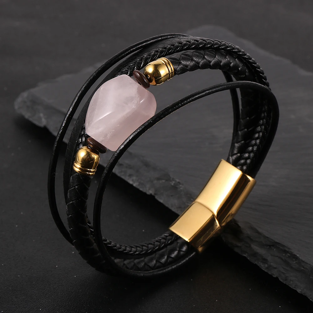 Classic Natural Stone Tiger Eye Crystal Ethyst Bead Multilayer Leather Bracelet For Men Women Wristband Handcuff Bangles Jewelry
Classic Natural Stone Tiger Eye Crystal Ethyst Bead Multilayer Leather Bracelet For Men Women Wristband Handcuff Bangles Jewelry